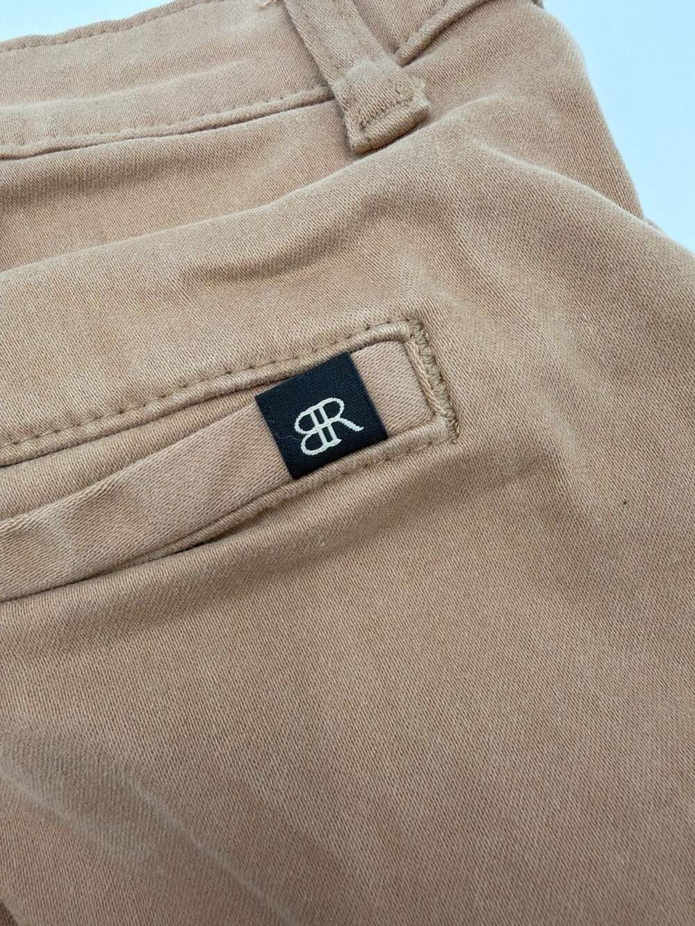 Banana Republic Brown- Tan Chino Shorts Size 10 - Picture 3 of 4